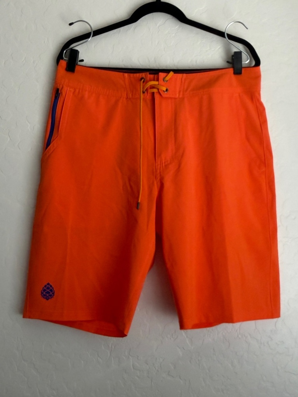 NWT Stio Men's CFS Board Shorts Out‎ Of Bounds Orange Size 34 X 21.5